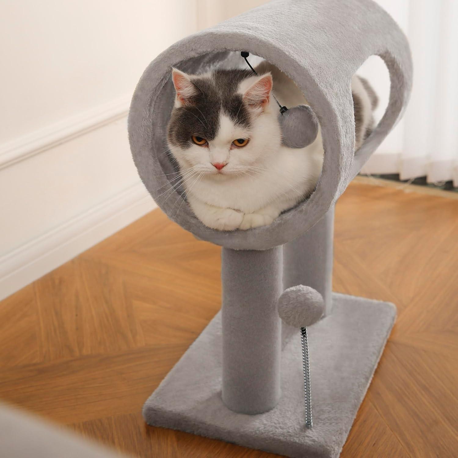 Indoor Cat Tree with Tunnel, Bed & Scratching Post – alternate view 3 of 10