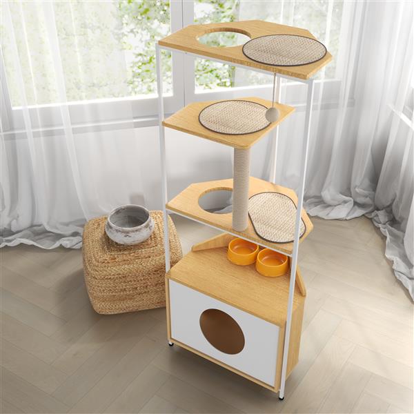 Corner Cat Tower — Space-Saving Climbing Tree – alternate view 4 of 6
