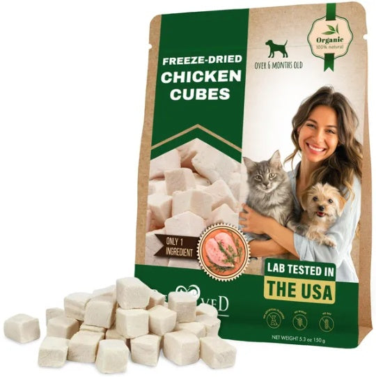 Freeze-Dried Meal Topper Cubes for Cats & Dogs (5.3 oz)