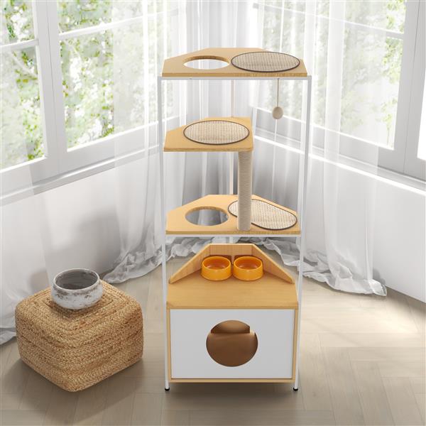 Corner Cat Tower — Space-Saving Climbing Tree – alternate view 6 of 6