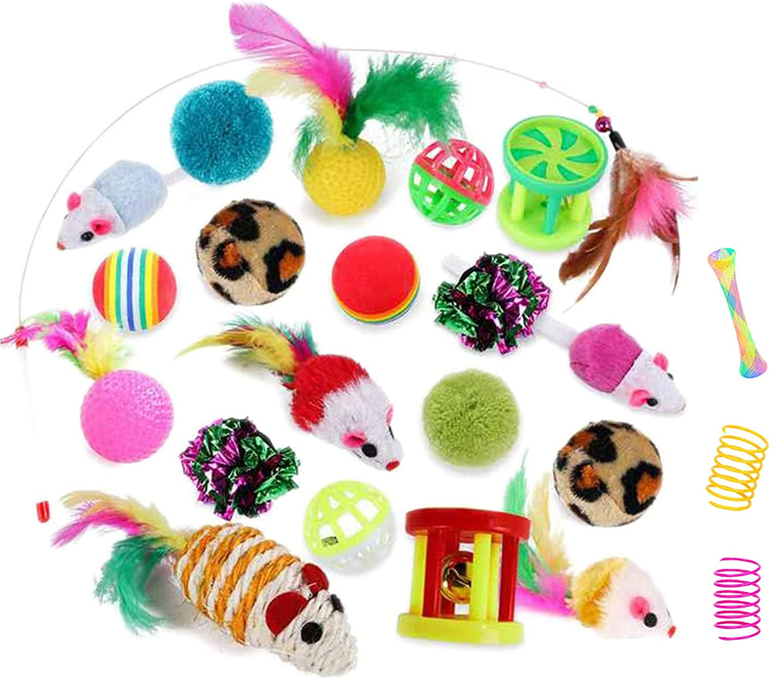 32-Piece Interactive Cat Toy Set — Tunnel, Wand, Balls & More – alternate view 5 of 7