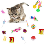 32-Piece Interactive Cat Toy Set — Tunnel, Wand, Balls & More – alternate view 4 thumbnail