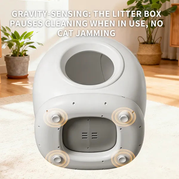 Automatic Self-Cleaning Cat Litter Box — App-Controlled, 78L – alternate view 5 of 6