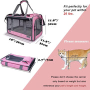 Weiche Tiertragetasche für große und mittelgroße Katzen – Reisetasche – alternate view 2 thumbnail