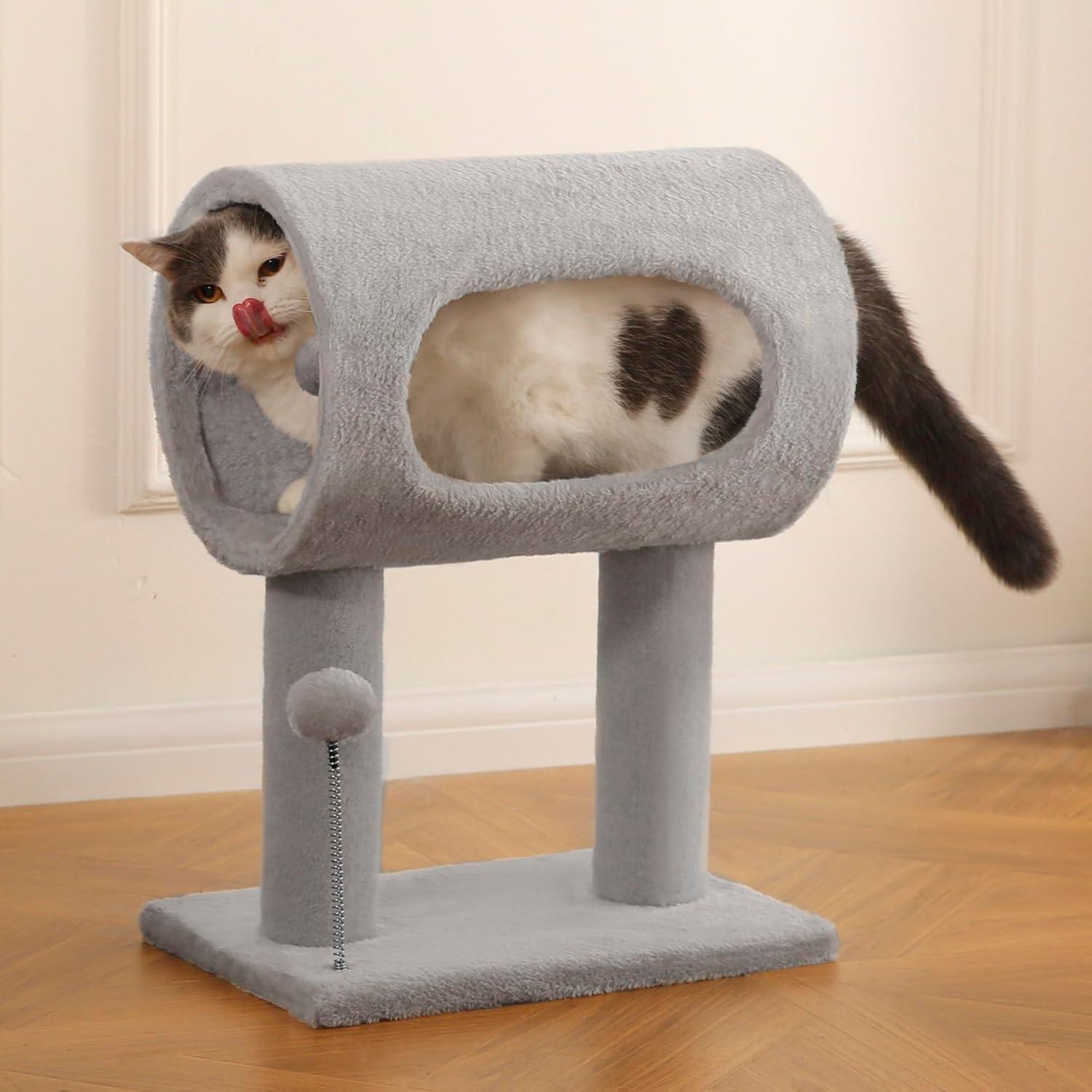 Indoor Cat Tree with Tunnel, Bed & Scratching Post – alternate view 10 of 10