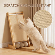 Large Vertical Sisal Cat Scratcher with Hanging Teaser Ball – alternate view 6 thumbnail