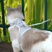 Adjustable Kitten & Cat Harness with Leash — Escape-Resistant, Soft Fit – alternate view 3 thumbnail