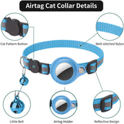 Breakaway Cat Collar with AirTag Holder — Reflective & Waterproof – alternate view 4 thumbnail