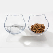 Non-Slip Double Feeding Bowl Set with Stand — Cats & Dogs – alternate view 3 thumbnail