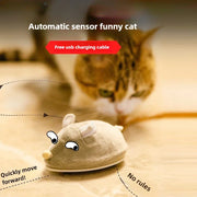 USB Rechargeable Automatic Mouse Cat Toy with Sound – alternate view 2 thumbnail