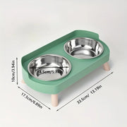 Elevated Anti-Vomiting Pet Bowl Set for Cats & Small Dogs – alternate view 5 thumbnail