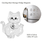 Pet Hair Memorial Keepsake Capsule — Keychain & Fridge Magnet – alternate view 22 thumbnail