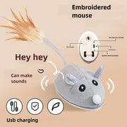USB Rechargeable Automatic Mouse Cat Toy with Sound – alternate view 7 thumbnail