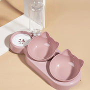 3-in-1 geneigtes Haustiernapf-Set mit Schwerkraft-Wasserspender – alternate view 10 thumbnail