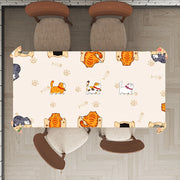Cat Paw Print Waterproof Tablecloth – alternate view 4 thumbnail