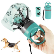 Tragbarer Hundekotaufsammler mit integriertem Kotbeutelspender – Hundebedarf thumbnail