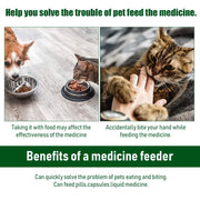 Pet Pill Dispenser — Easy Medication Feeding Tool for Cats & Dogs – alternate view 3 thumbnail