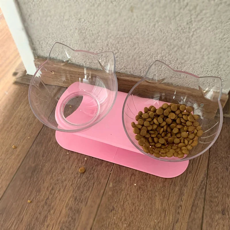 Non-Slip Double Feeding Bowl Set with Stand — Cats & Dogs – alternate view 4 of 16