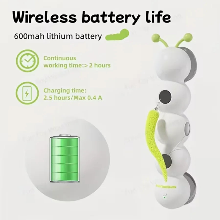 USB Rechargeable Interactive Caterpillar Cat Toy – alternate view 3 of 7