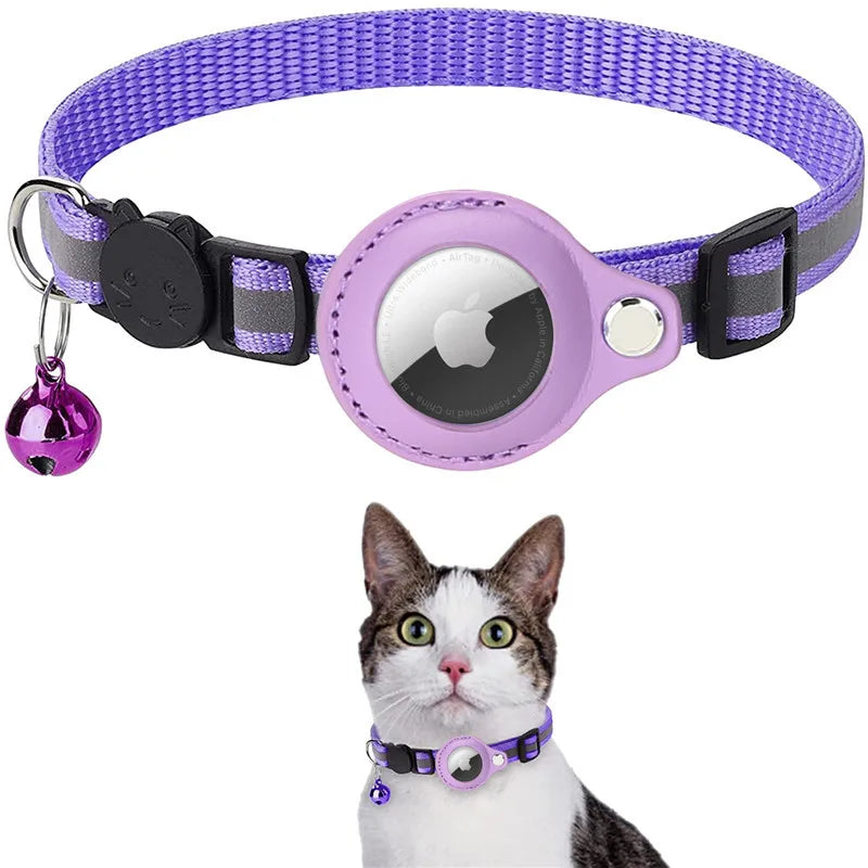 Breakaway Cat Collar with AirTag Holder — Reflective & Waterproof – alternate view 7 of 13