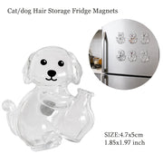 Pet Hair Memorial Keepsake Capsule — Keychain & Fridge Magnet – alternate view 16 thumbnail