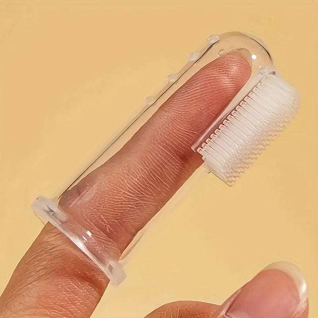Haustier-Fingerzahnbürsten-Set (5er-Pack) — Sanfte Zahnpflege