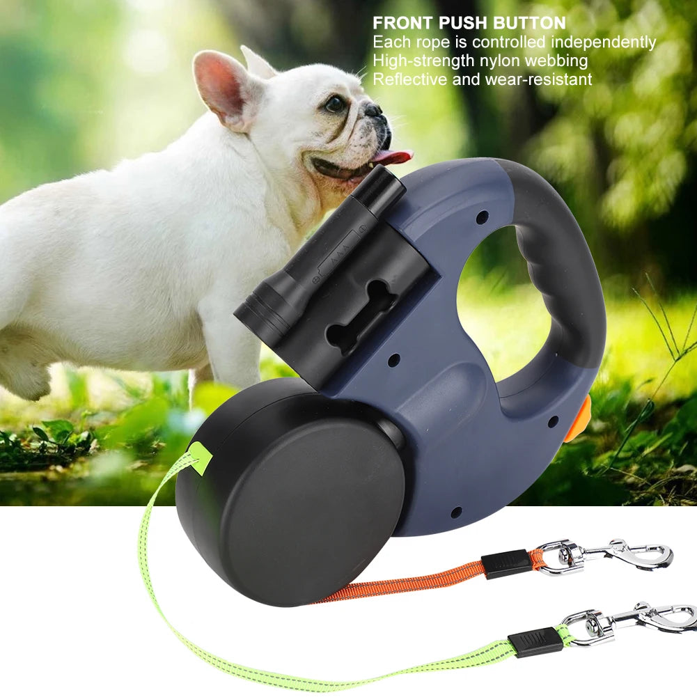 Retractable Dog Leash with LED Light — Dual-Handle – alternate view 5 of 8
