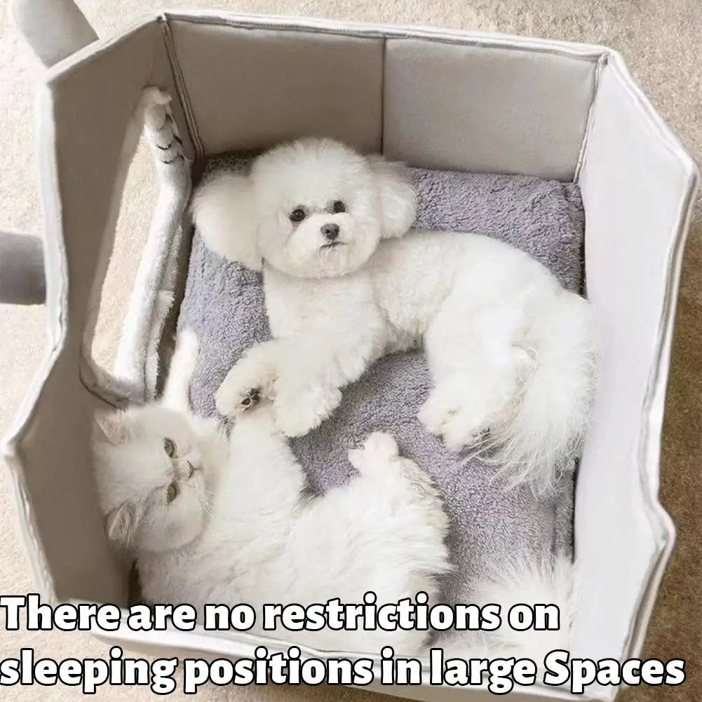 Foldable Winter Pet House — Warm Double-Roof Bed for Small Pets – alternate view 4 of 7