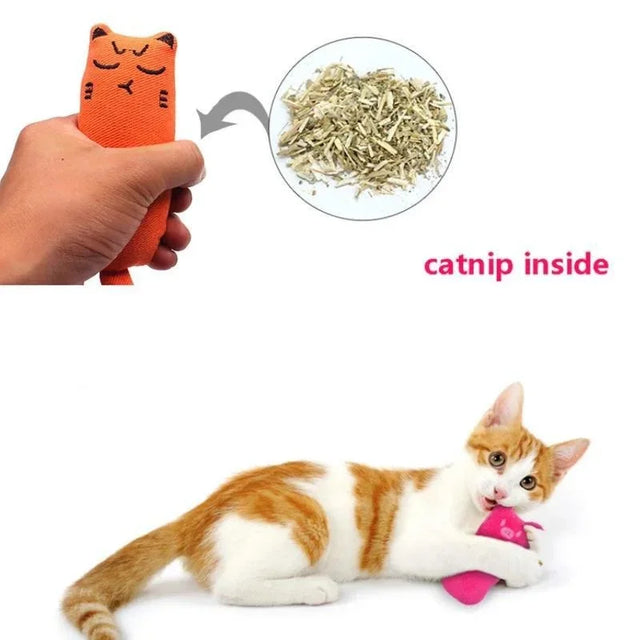 Kediler İçin Kedi Otu Hışırtılı Peluş Oyuncak