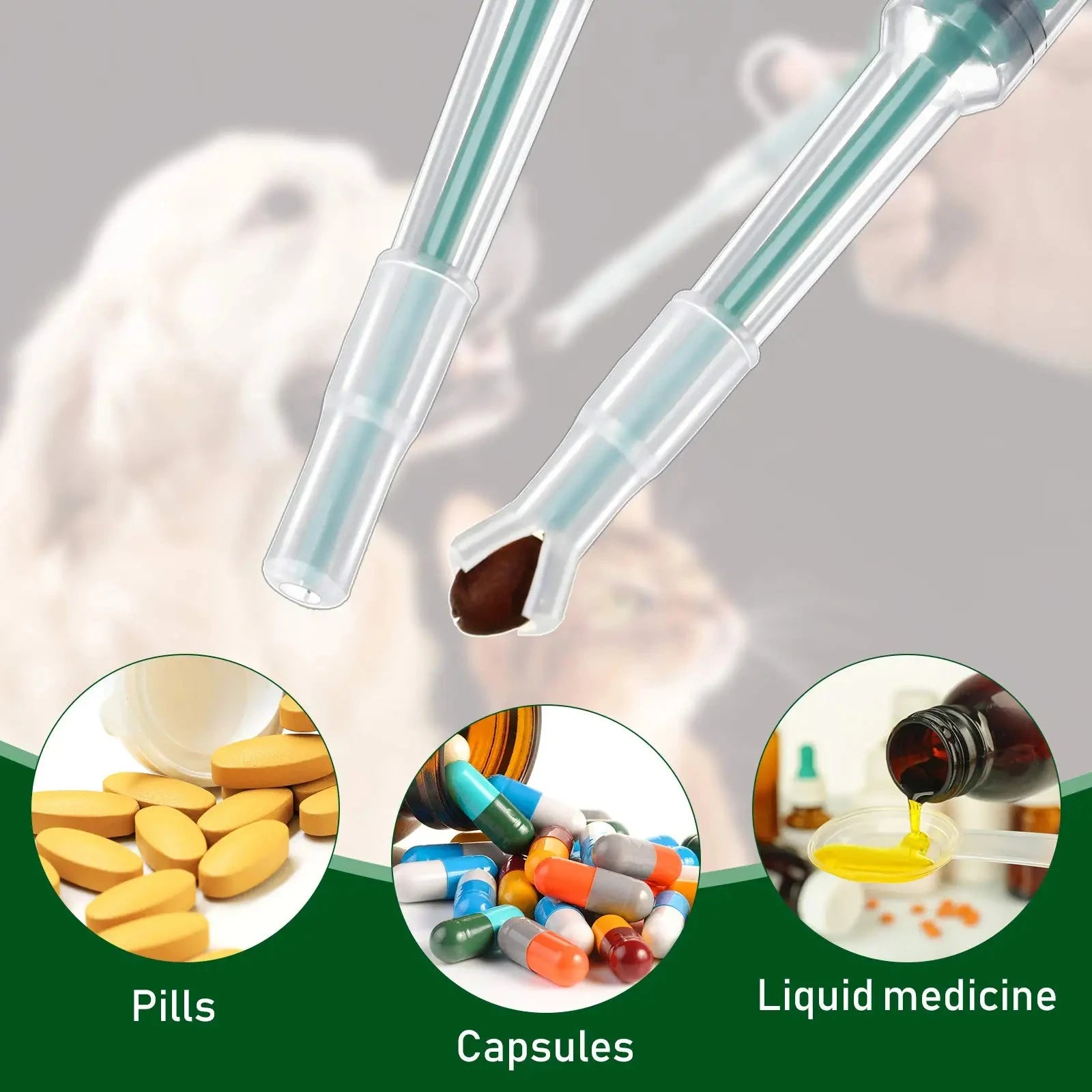 Pet Pill Dispenser — Easy Medication Feeding Tool for Cats & Dogs – alternate view 4 of 7