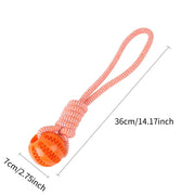 Cotton Rope Treat-Dispensing Puzzle Ball for Dogs – alternate view 5 thumbnail