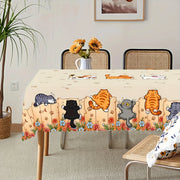 Cat Paw Print Waterproof Tablecloth – alternate view 2 thumbnail