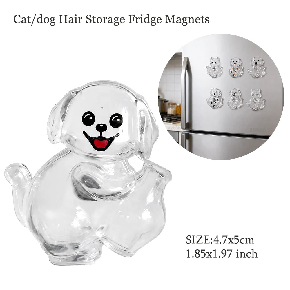 Pet Hair Memorial Keepsake Capsule — Keychain & Fridge Magnet – alternate view 11 of 24