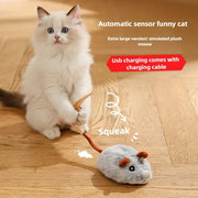 USB Rechargeable Automatic Mouse Cat Toy with Sound – Cat Toys thumbnail