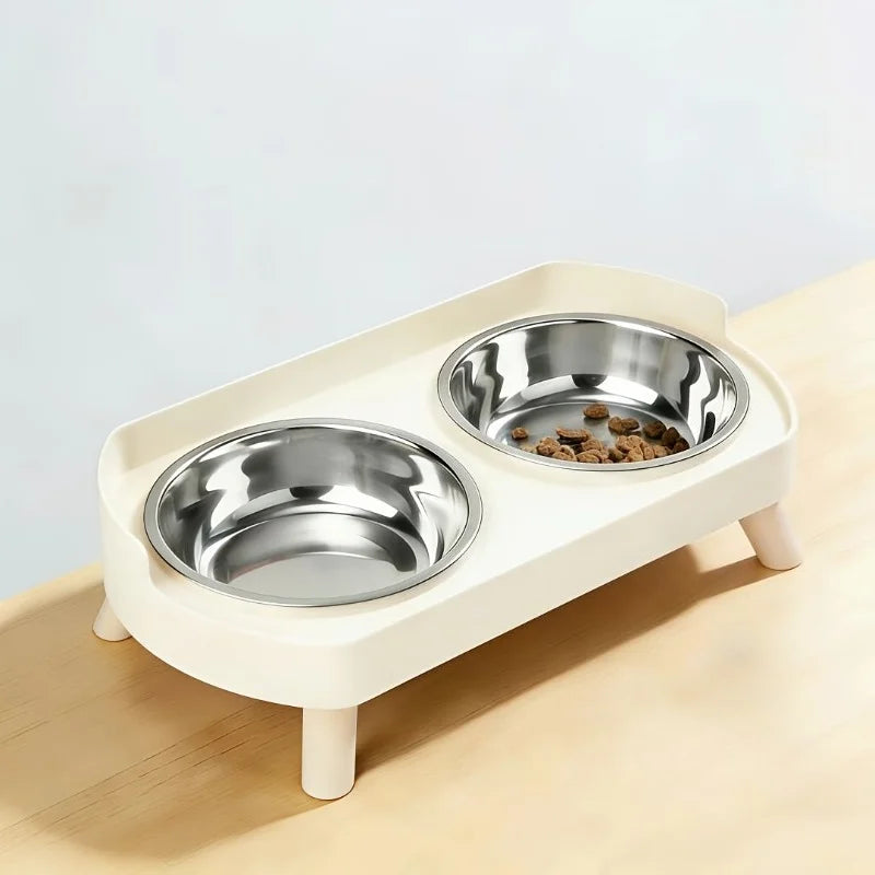 Elevated Anti-Vomiting Pet Bowl Set for Cats & Small Dogs – alternate view 3 of 9