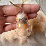 Pet Hair Memorial Keepsake Capsule — Keychain & Fridge Magnet – alternate view 4 thumbnail