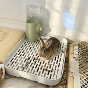 Corner Litter Box for Rabbits & Small Pets – Small Pet Supplies thumbnail