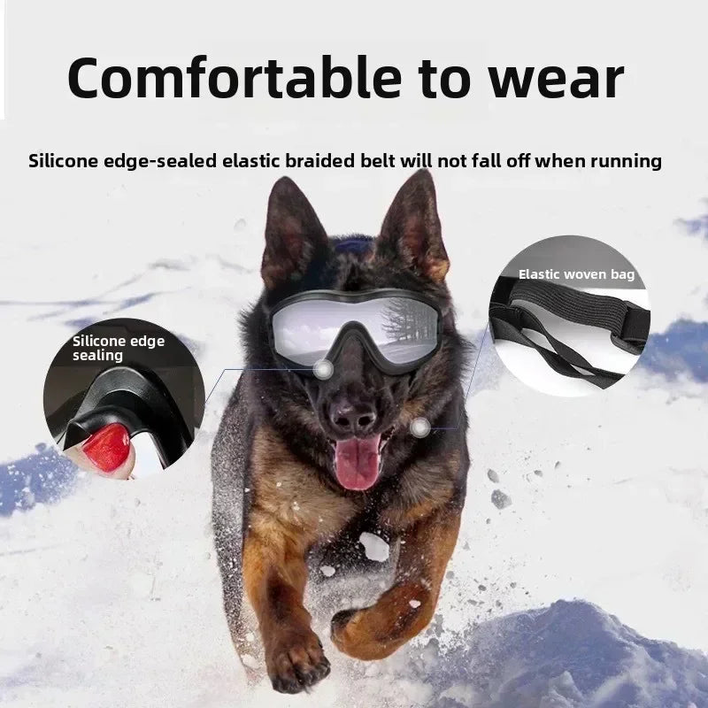 Verstellbare UV-Schutz-Hunde-Sonnenbrille — Winddichte Haustierbrille – alternate view 5 of 11