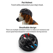 Adjustable Dog Safety Helmet — For Bike, Motorcycle & Outdoor Adventures – alternate view 4 thumbnail