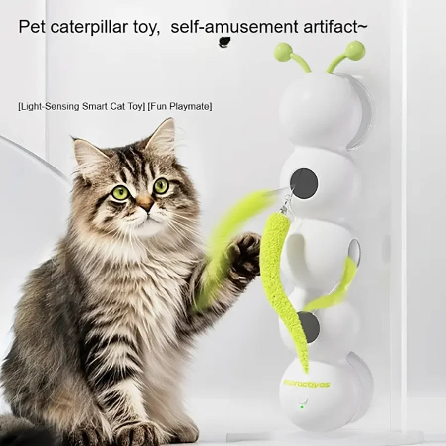 USB Rechargeable Interactive Caterpillar Cat Toy – Cat Toys