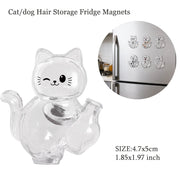 Pet Hair Memorial Keepsake Capsule — Keychain & Fridge Magnet – alternate view 12 thumbnail