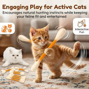 Cotton Swab Catnip Chew Sticks (6-Pack) – Cat Treats thumbnail