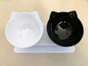 Non-Slip Double Feeding Bowl Set with Stand — Cats & Dogs – alternate view 12 thumbnail