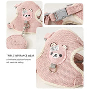 Adjustable Kitten & Cat Harness with Leash — Escape-Resistant, Soft Fit – alternate view 4 thumbnail