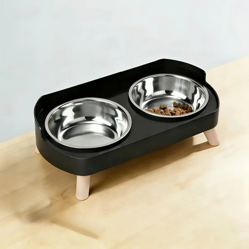Elevated Anti-Vomiting Pet Bowl Set for Cats & Small Dogs – alternate view 4 of 9