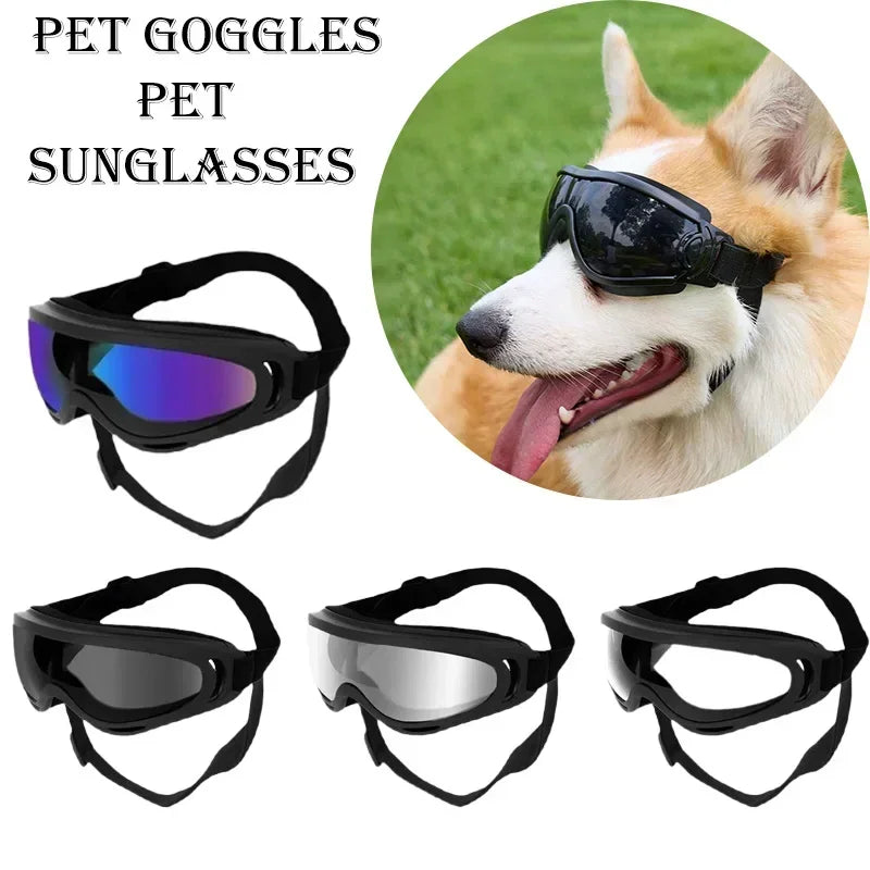 Verstellbare UV-Schutz-Hunde-Sonnenbrille — Winddichte Haustierbrille – alternate view 3 of 11