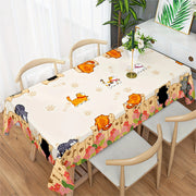 Cat Paw Print Waterproof Tablecloth – alternate view 5 thumbnail