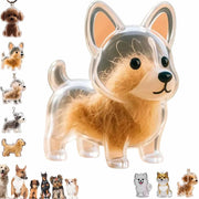 Pet Hair Memorial Keepsake Capsule — Keychain & Fridge Magnet – Pet Memorial thumbnail