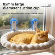 Cat Window Hammock Bed — Suction Cup Sunbathing Perch – alternate view 3 thumbnail