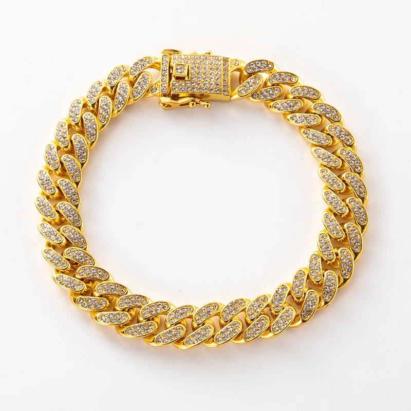Gold-Tone Cuban Chain Fashion Collar for Dogs – alternate view 7 of 7